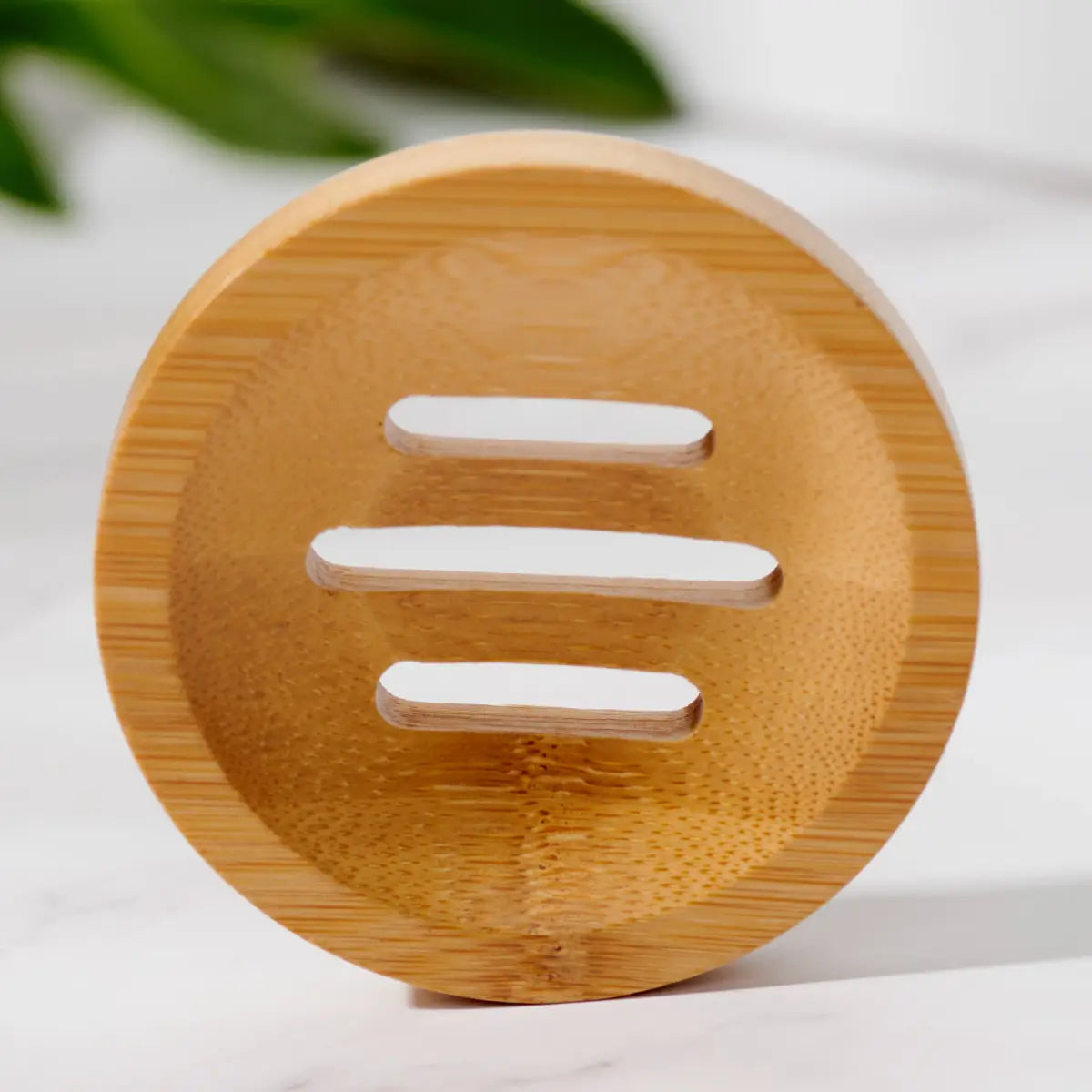 Circular Soap Dish - Bamboo - Desesh