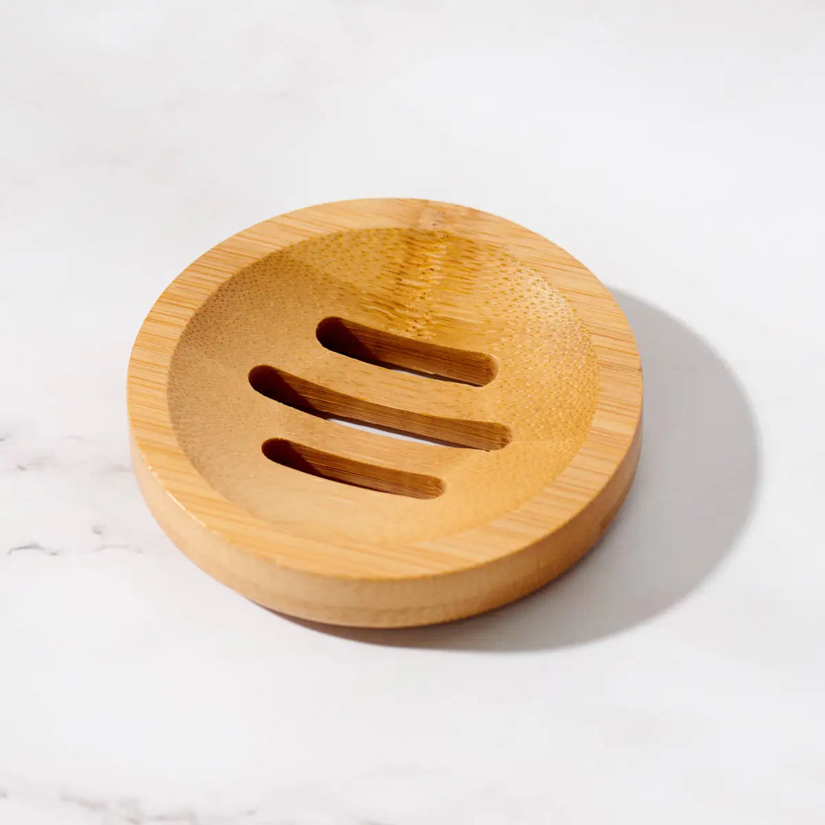 Circular Soap Dish - Bamboo - Desesh