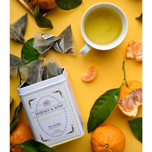 Citron Green Tea - Classic Tin of 20 Sachets - Harney & Sons Fine Teas
