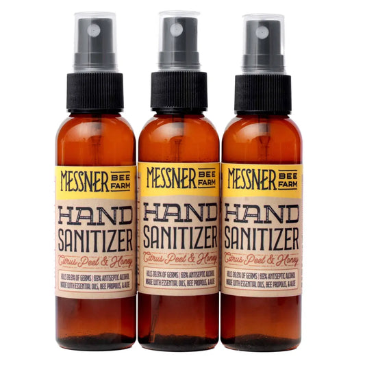Hand Sanitizer - Citrus Peel & Honey - 2oz Spray - Messner Bee Farm