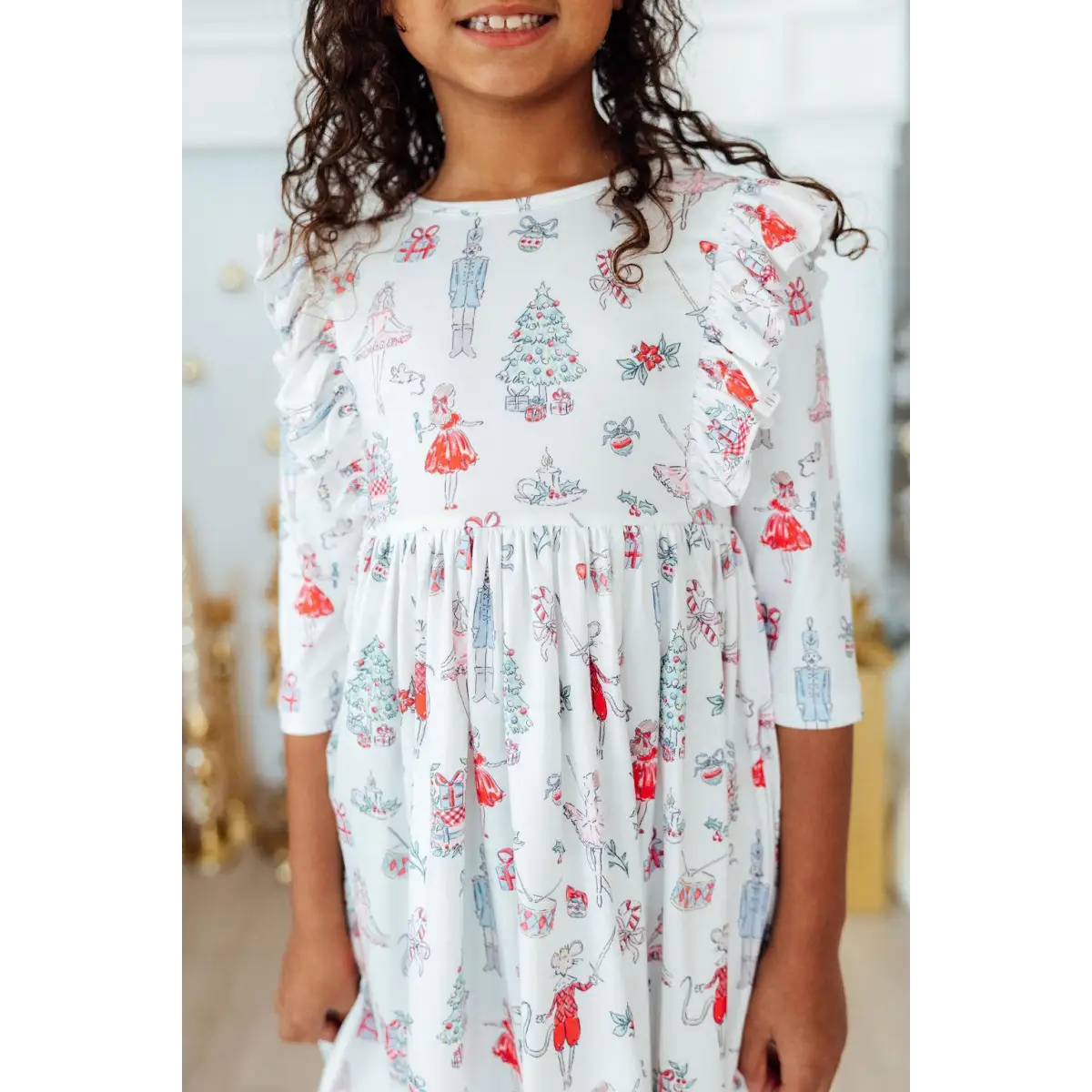 Ruffle Twirl Dress - Clara’s Christmas - Nutcracker - 6-12M - Mila & Rose ®