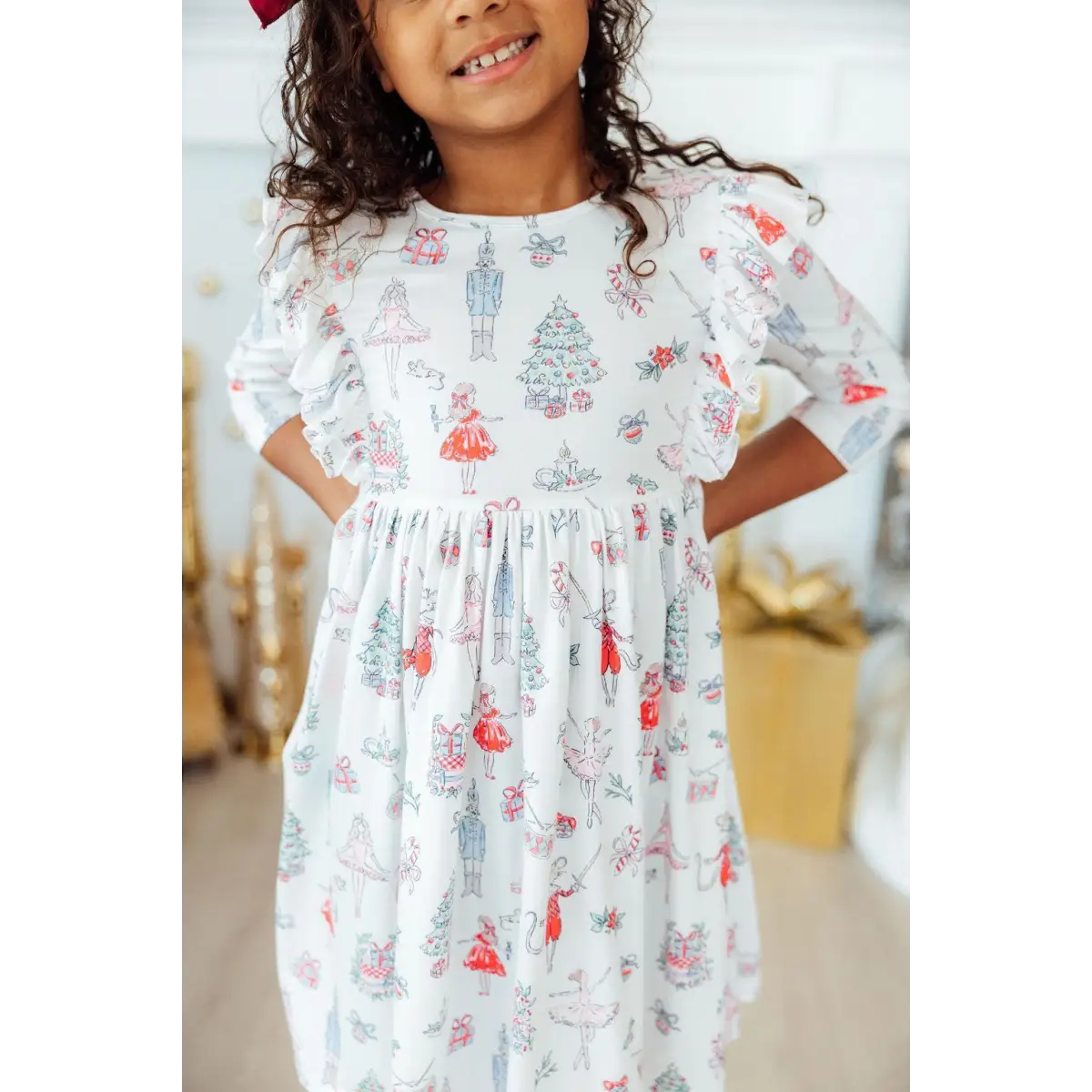 Ruffle Twirl Dress - Clara’s Christmas - Nutcracker - Mila & Rose ®