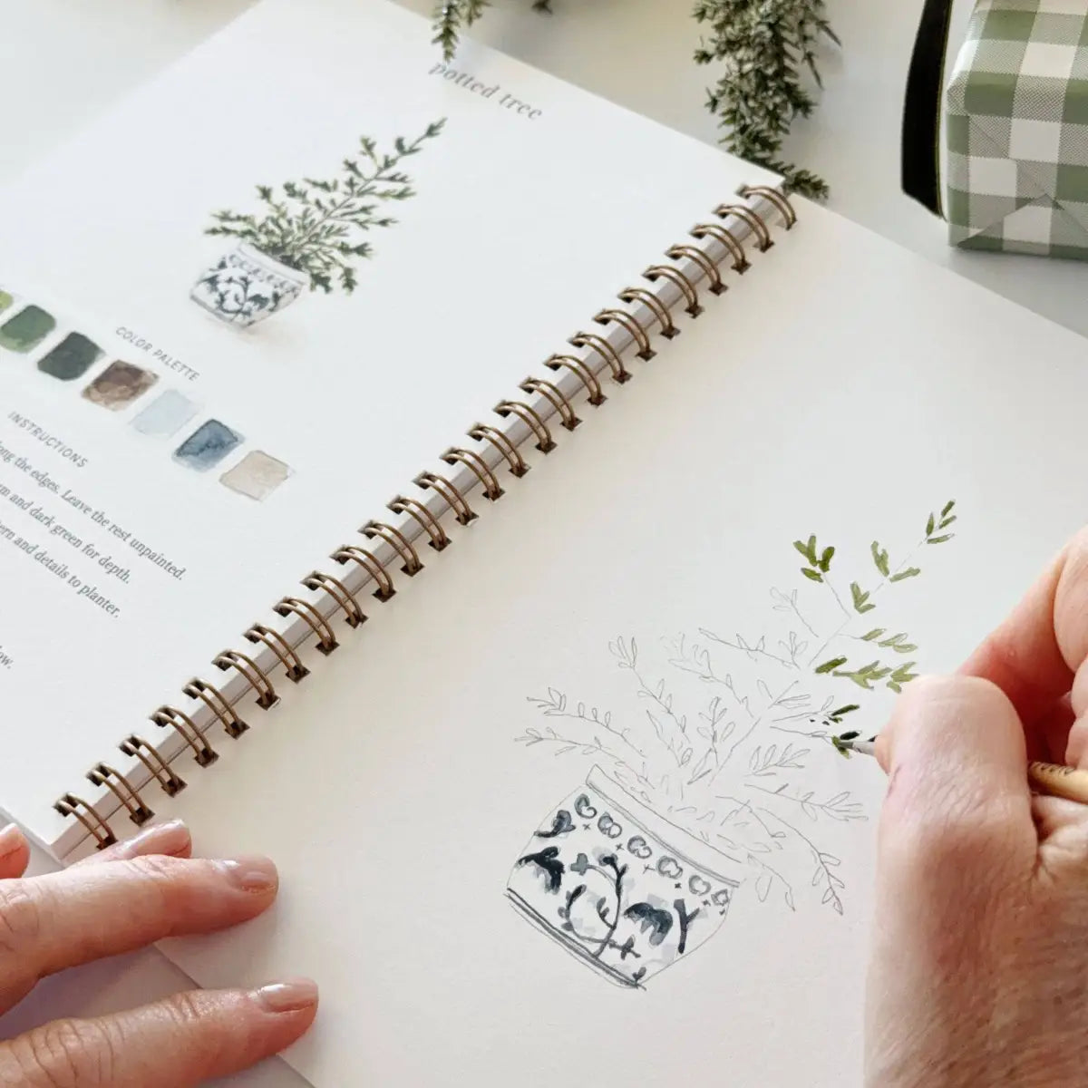 Watercolor Workbook - Classic Christmas - emily lex studio