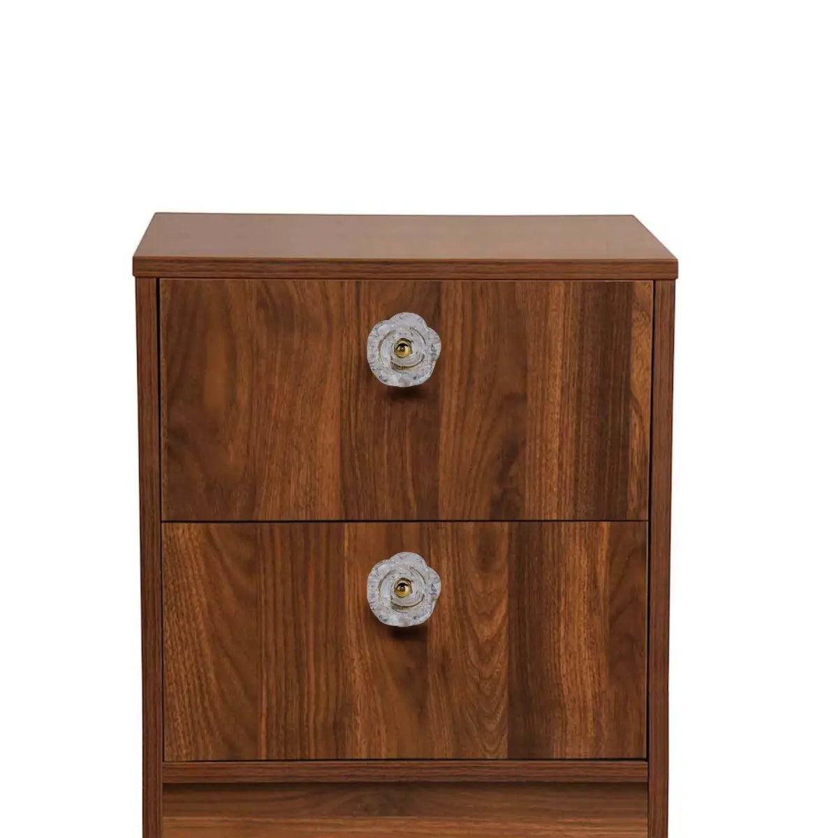 Clear Rose Glass Knob (each) - Perilla Home