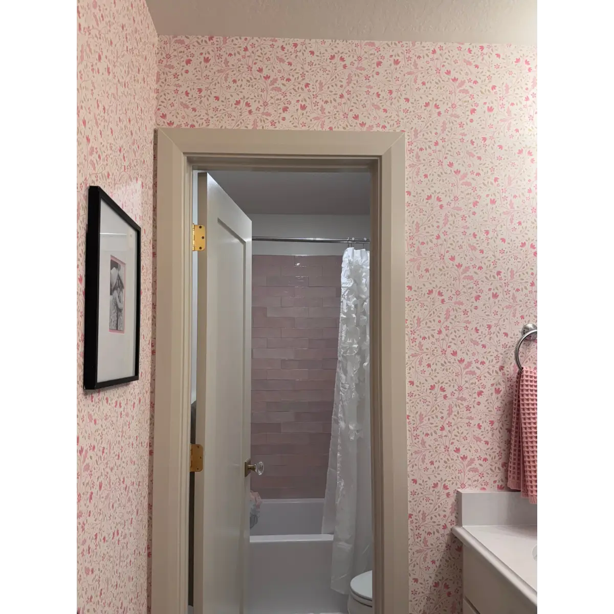 Clematis Wallpaper - Flowers and Vines - by Anna Black Creative - Loomwell Home Goods