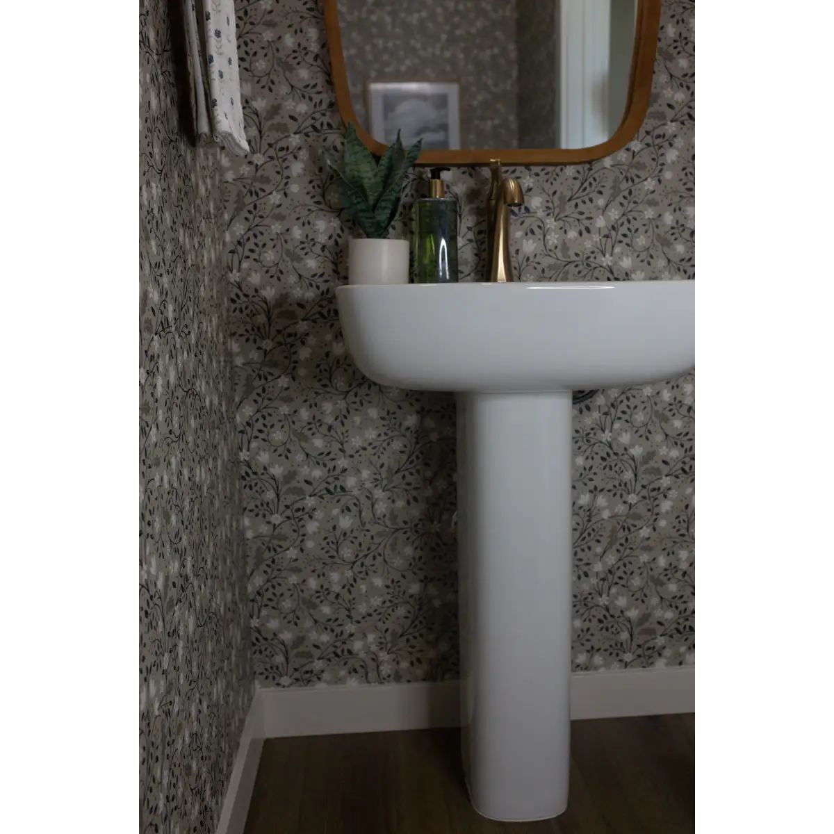 Clematis Wallpaper - Flowers and Vines - by Anna Black Creative - Loomwell Home Goods