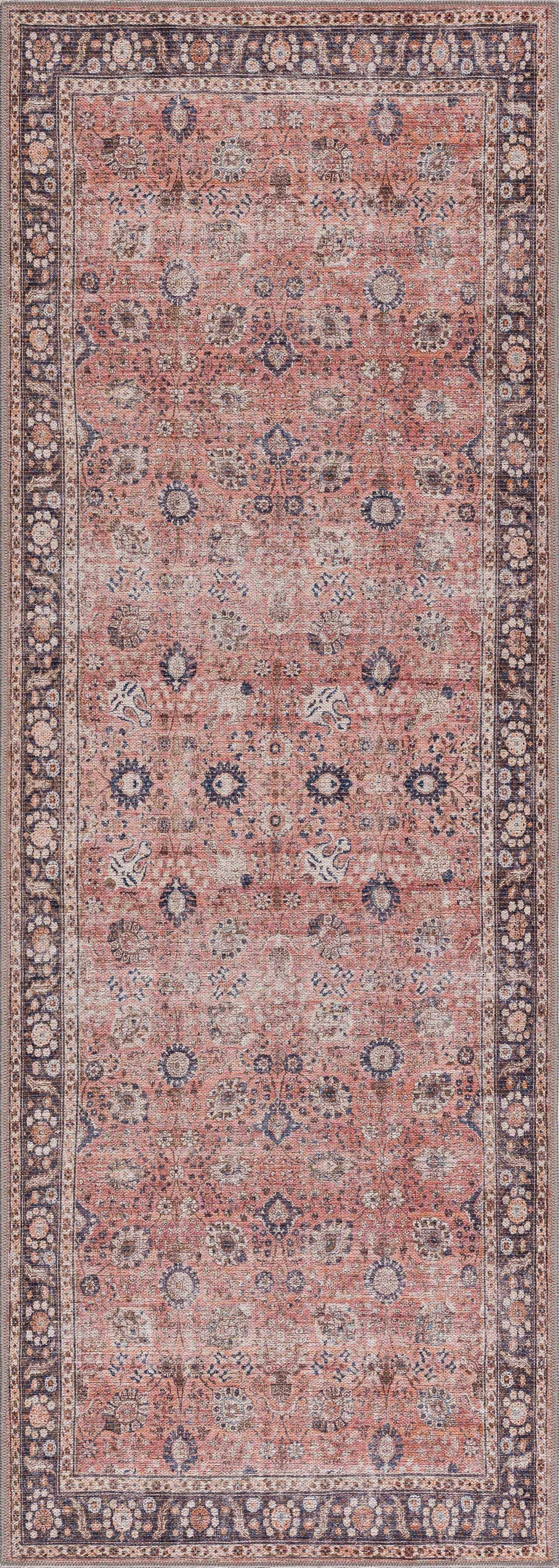 Ganyangan Red Washable Rug - Boutique Rugs