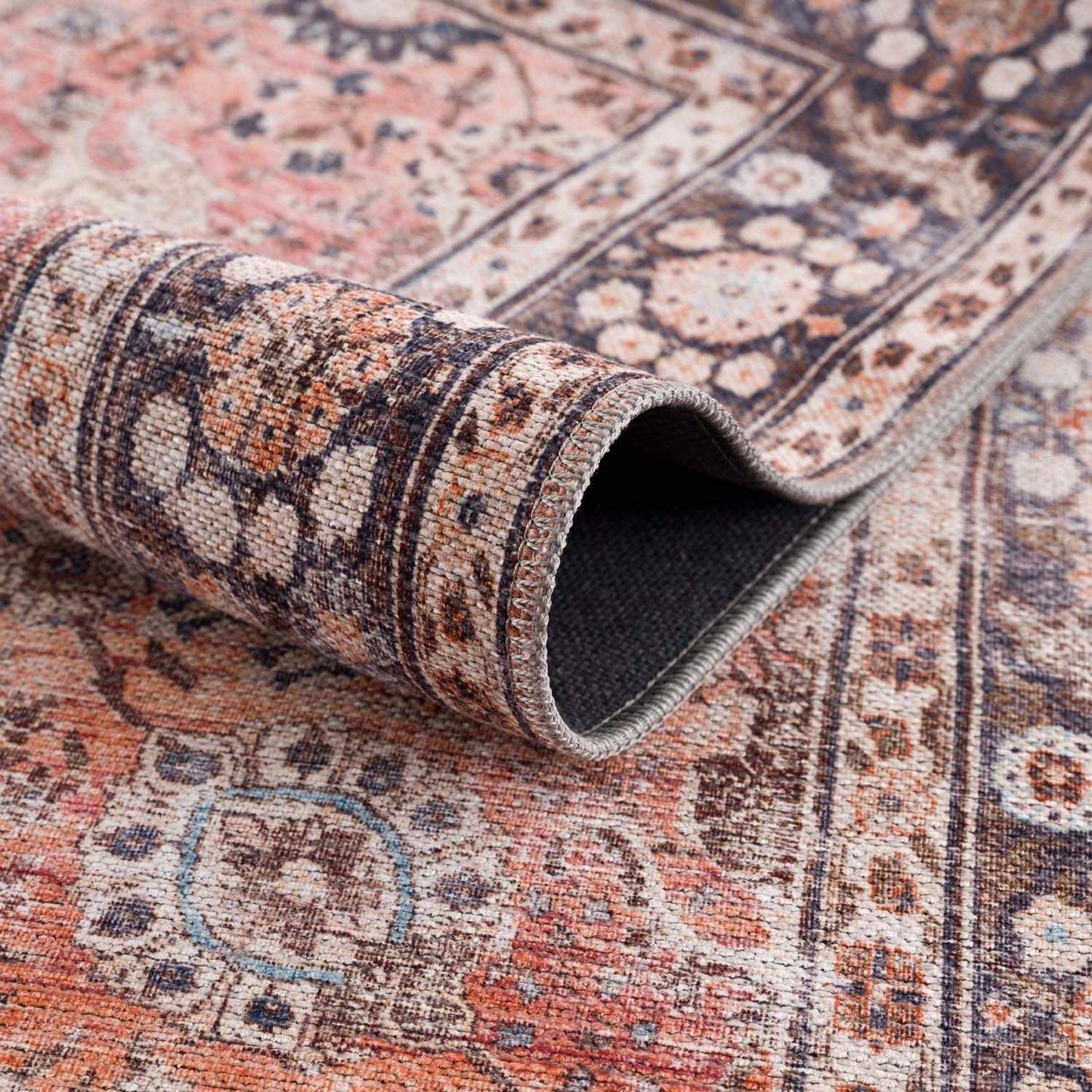 Ganyangan Red Washable Rug - Boutique Rugs