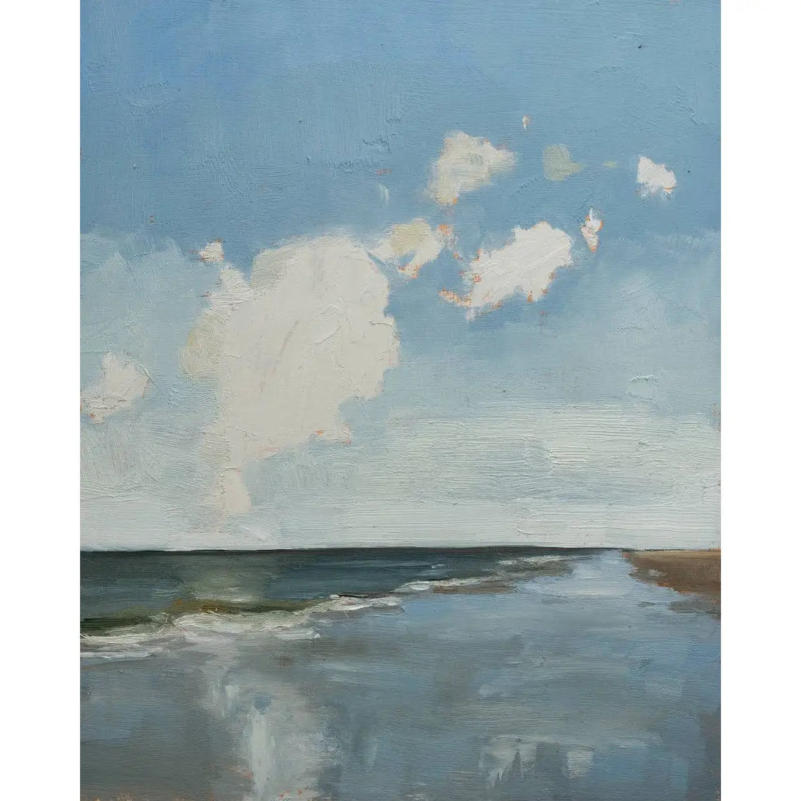 Art Print - Cloud Reflection Painting - 5x7 - Miss Mustard Seed