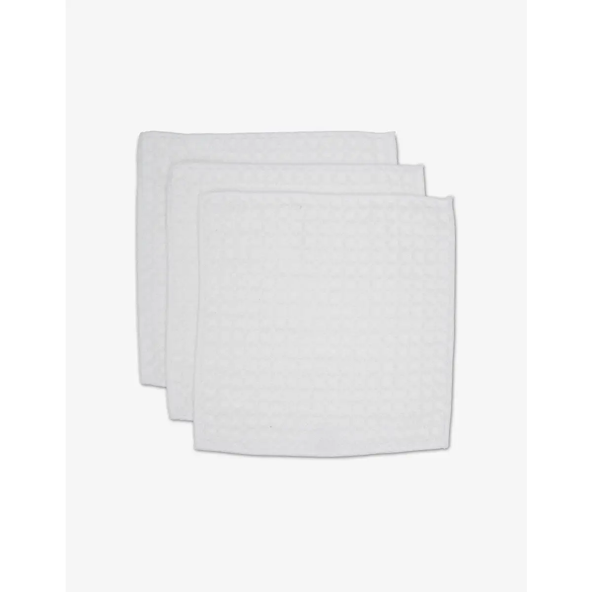 Luxury Waffle Washcloth Set - Cloud - Set of 3 - Geometry
