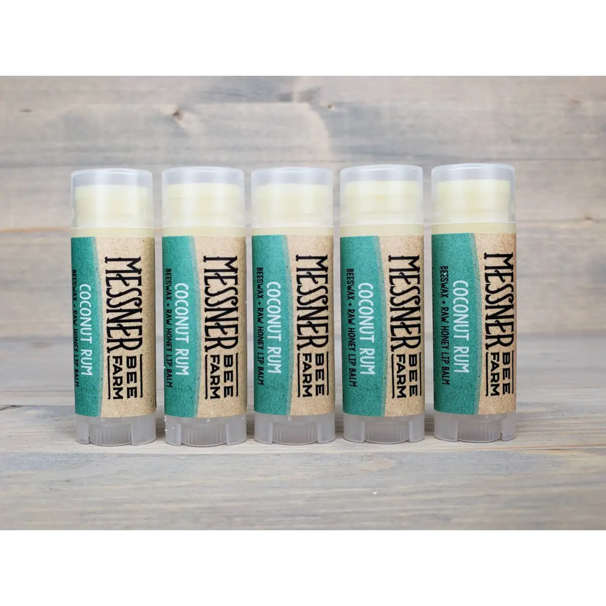 Lip Balm - Coconut Rum - Handmade with Beeswax - Messner Bee Farm
