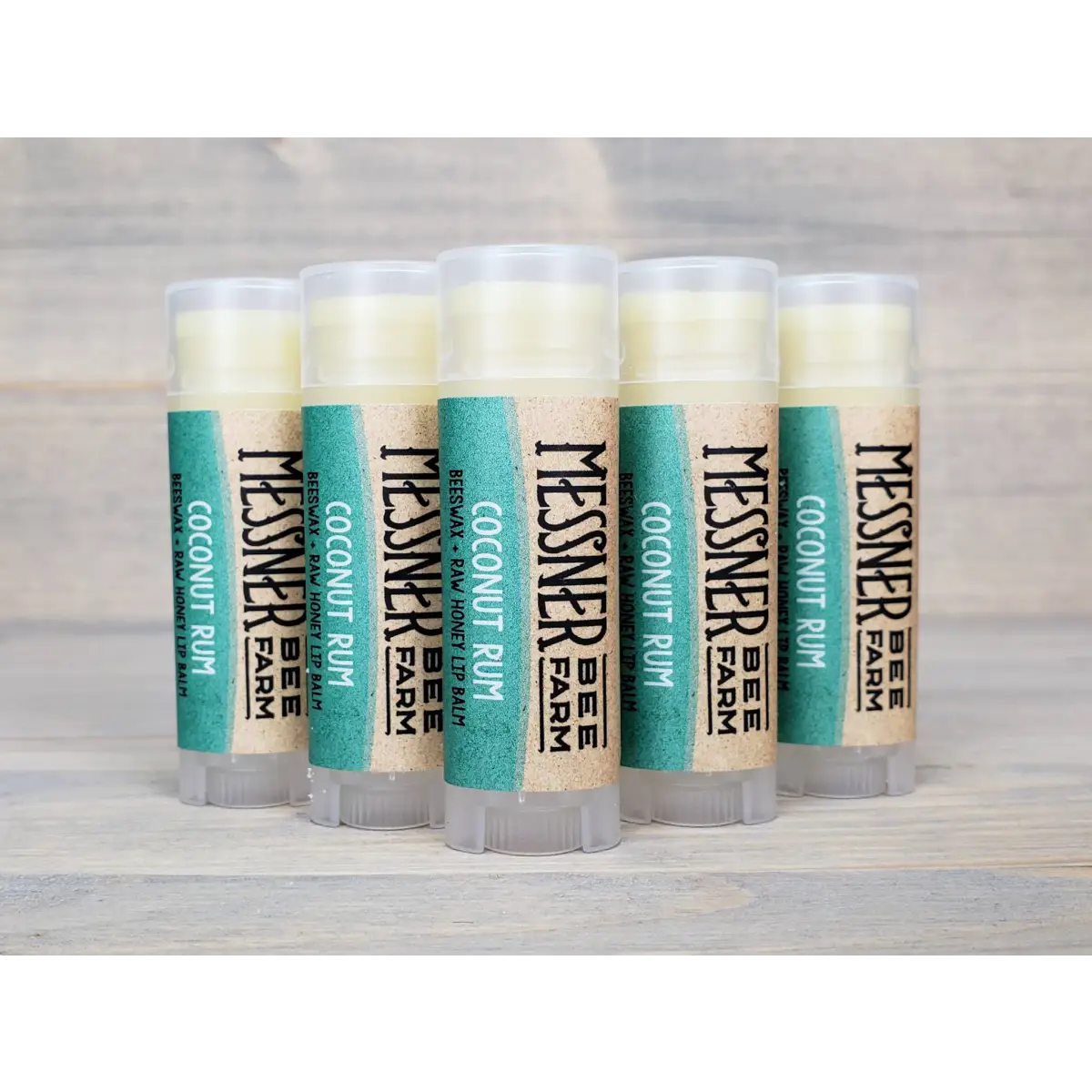 Lip Balm - Coconut Rum - Handmade with Beeswax - Messner Bee Farm