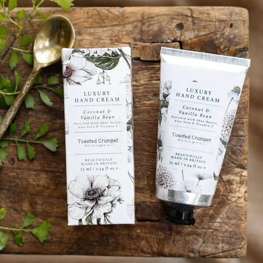 Luxury Hand Cream - Coconut & Vanilla Bean - Toasted Crumpet (US Duties Paid)