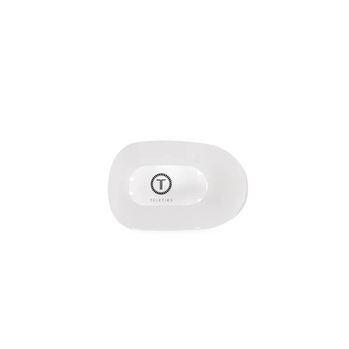Flat Round Clip - Coconut White - Tiny - TELETIES