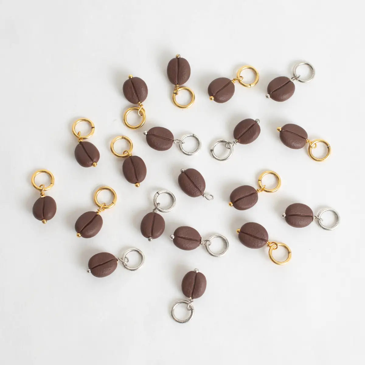 Coffee Bean Charm - Bracelet or Necklace - Bel Kai