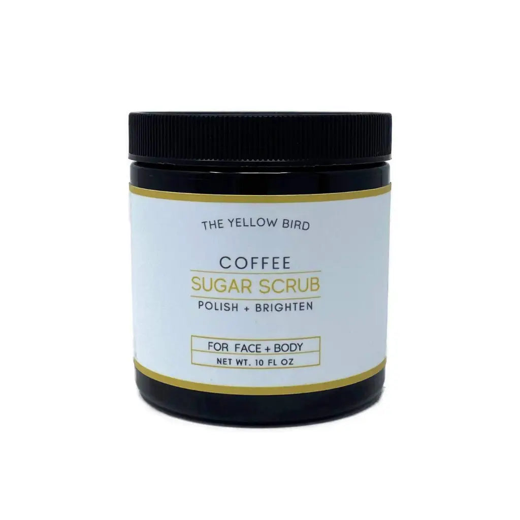 All-Natural Sugar Scrub - Coffee - The Yellow Bird