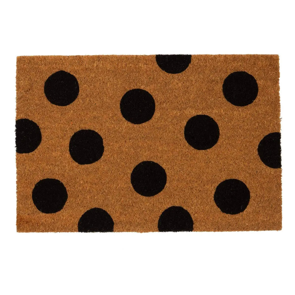 Coir Door Mat - Polka Dot - Rinkit Ltd