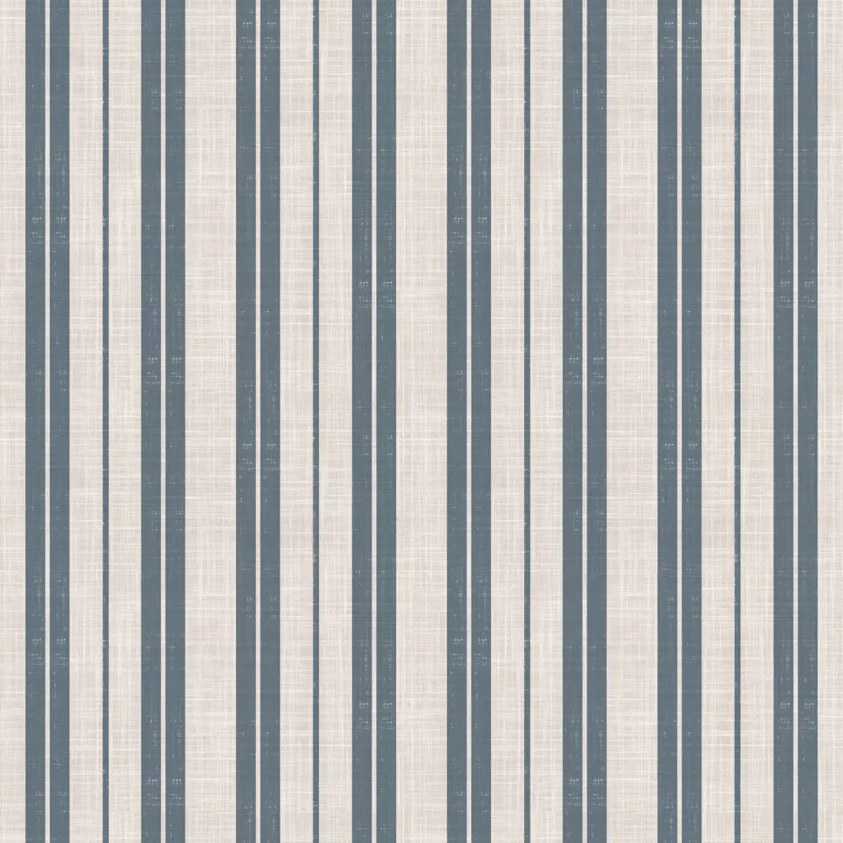 Colbi Wallpaper - Traditional Stripe - by Kathryn Therese - Sample 1 foot by 1 foot / Dark Blue - Loomwell Home Goods