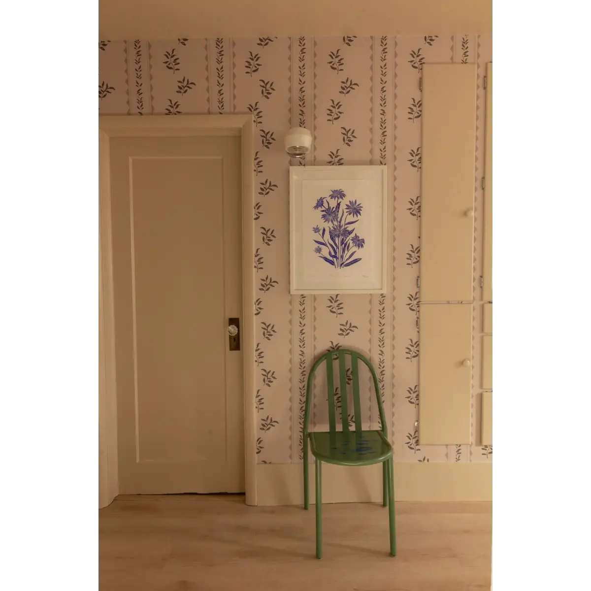 Colleen Wallpaper - Leafy Stripe - by Gabriela Dachin - Loomwell Home Goods