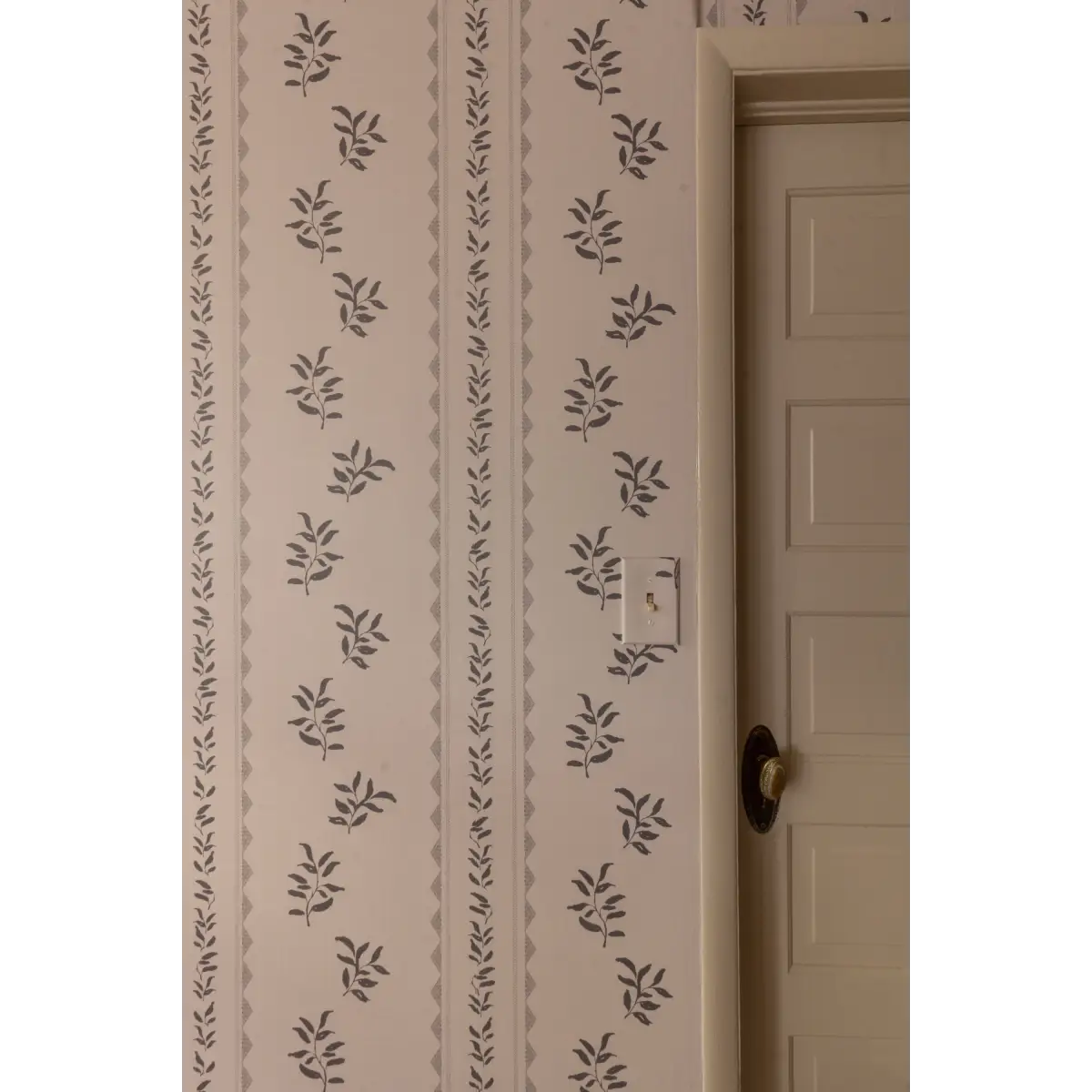 Colleen Wallpaper - Leafy Stripe - by Gabriela Dachin - Loomwell Home Goods