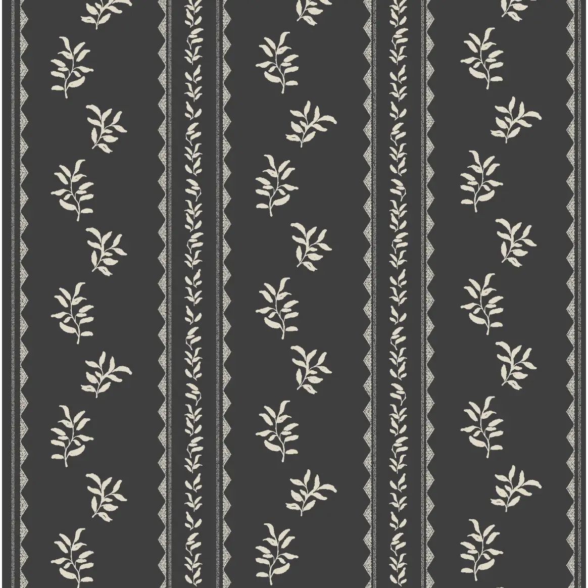 Colleen Wallpaper - Leafy Stripe - by Gabriela Dachin - Loomwell Home Goods