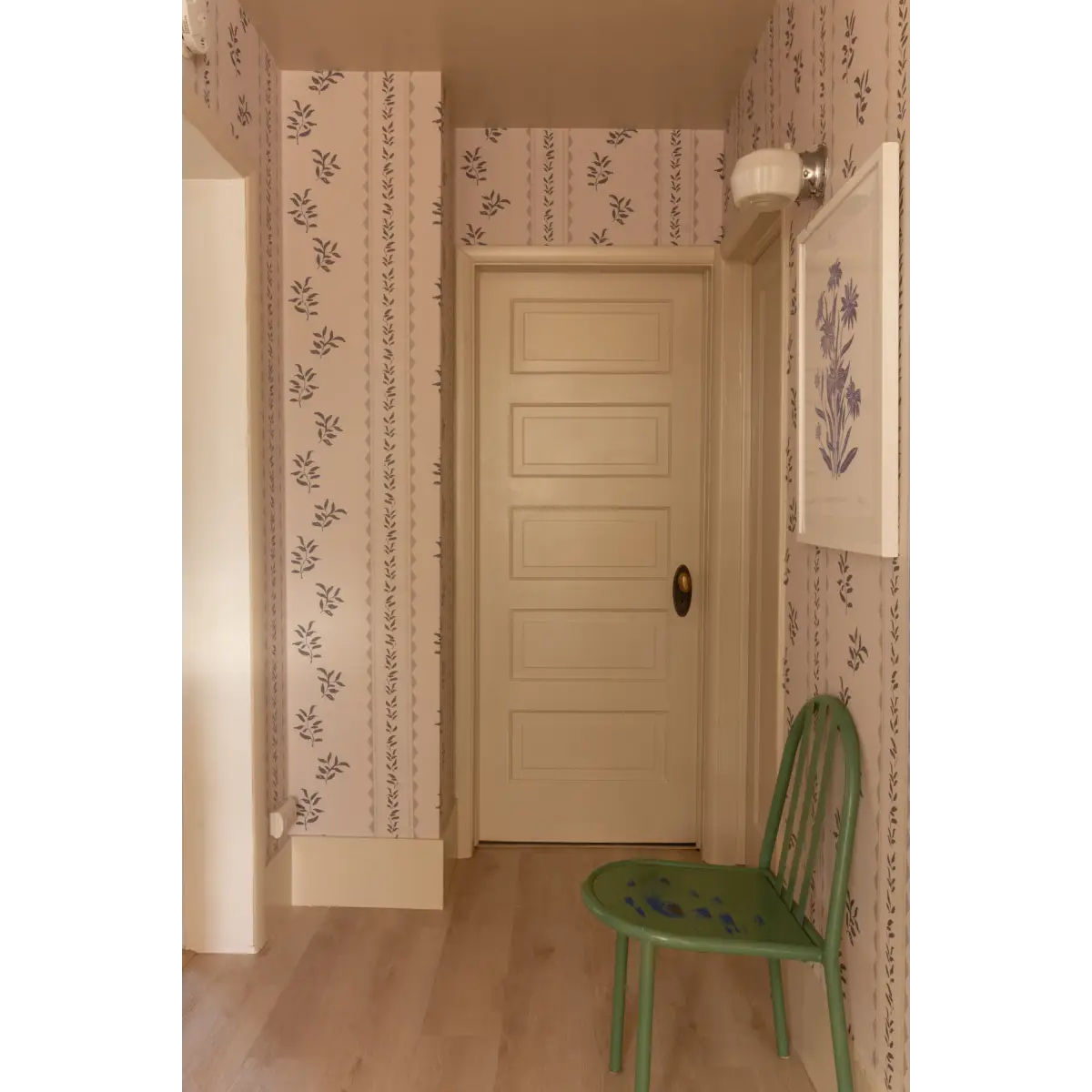 Colleen Wallpaper - Leafy Stripe - by Gabriela Dachin - Loomwell Home Goods