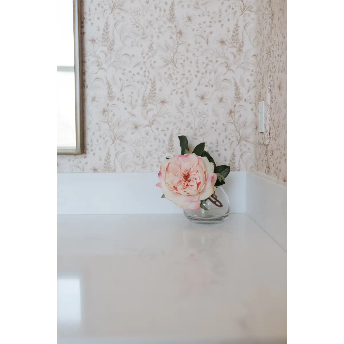Collins Wallpaper - Foxgloves Line Drawings - by Of Lilies and Fields - Loomwell Home Goods