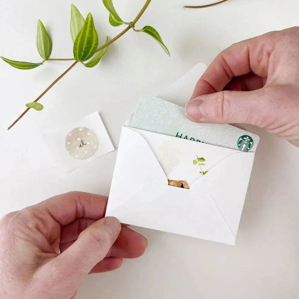 Mini Notecard - Colored Pencils - Gift Enclosure - emily lex studio