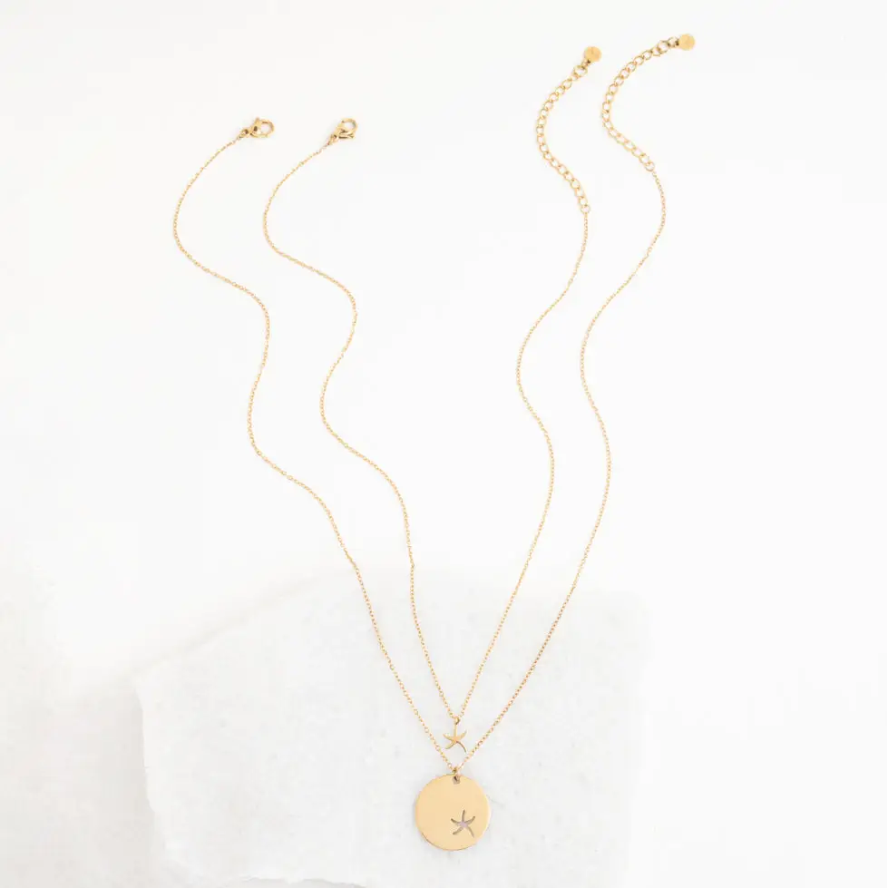 Community Gold Starfish Necklace Set - Starfish Project