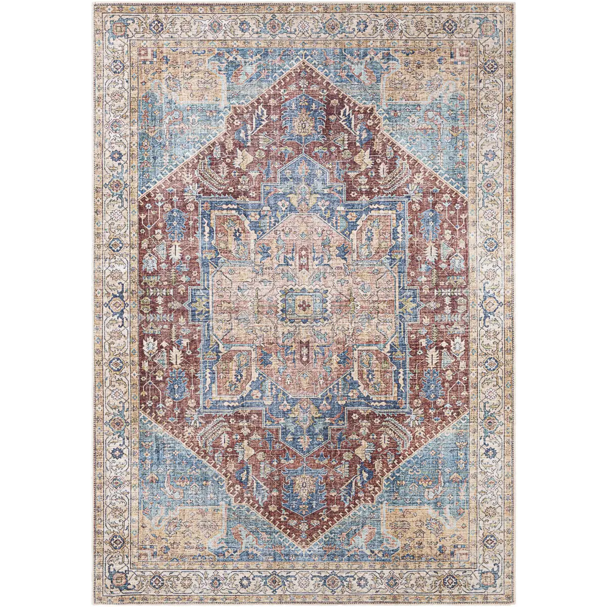 Como Washable Area Rug - *5’3’’ x 7’3’’ Rectangle - Boutique Rugs