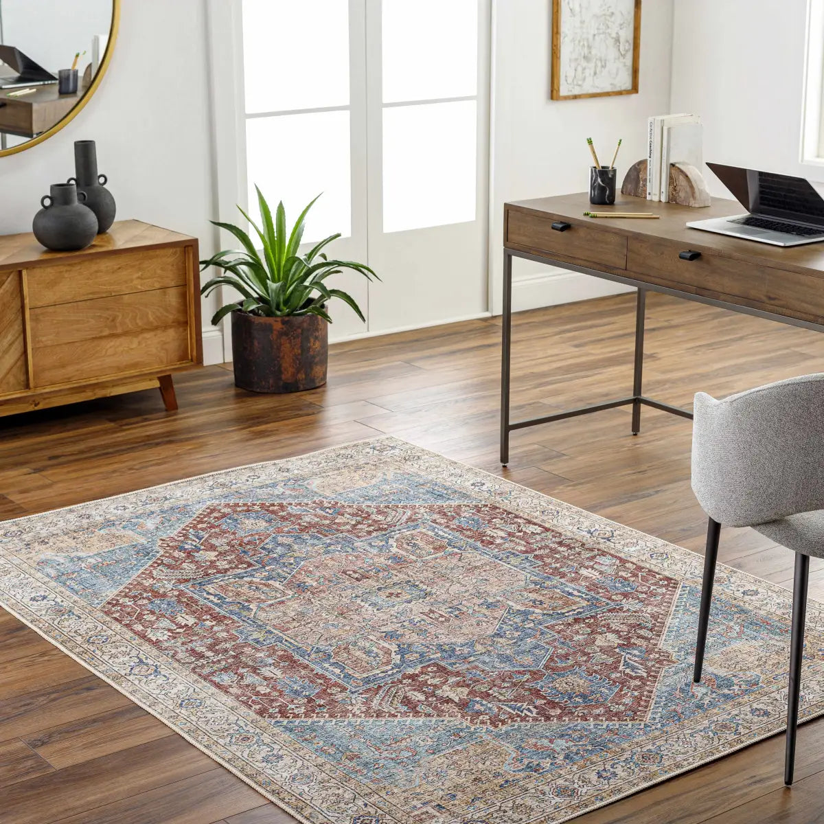 Como Washable Area Rug - Boutique Rugs