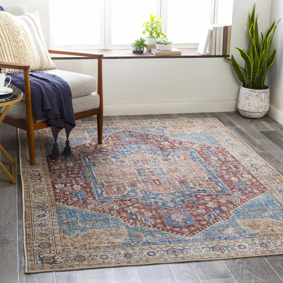 Como Washable Area Rug - Boutique Rugs