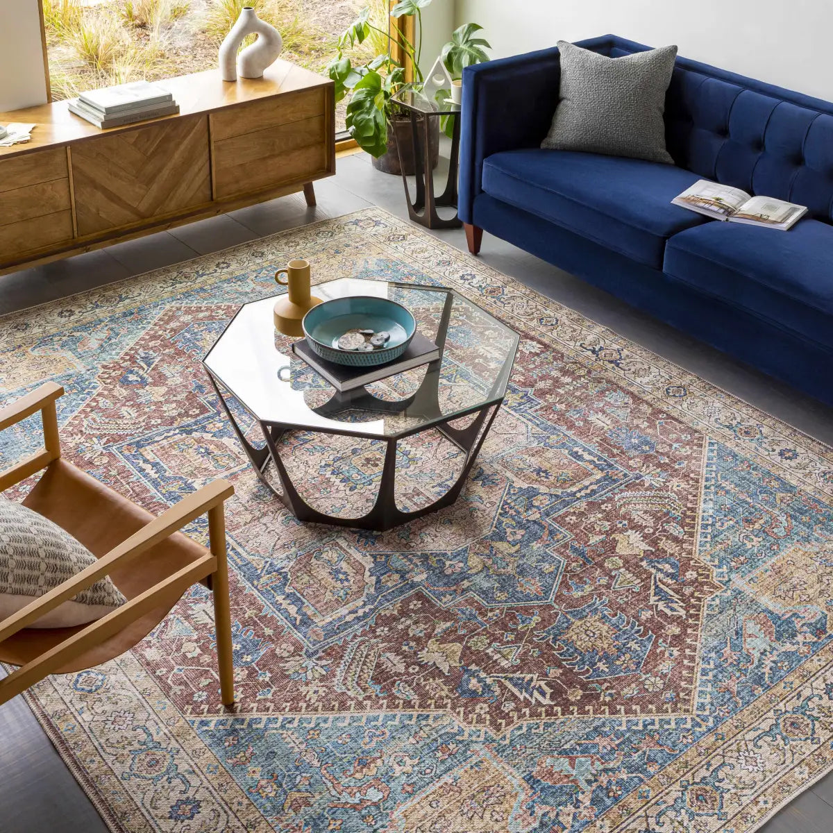 Como Washable Area Rug - Boutique Rugs