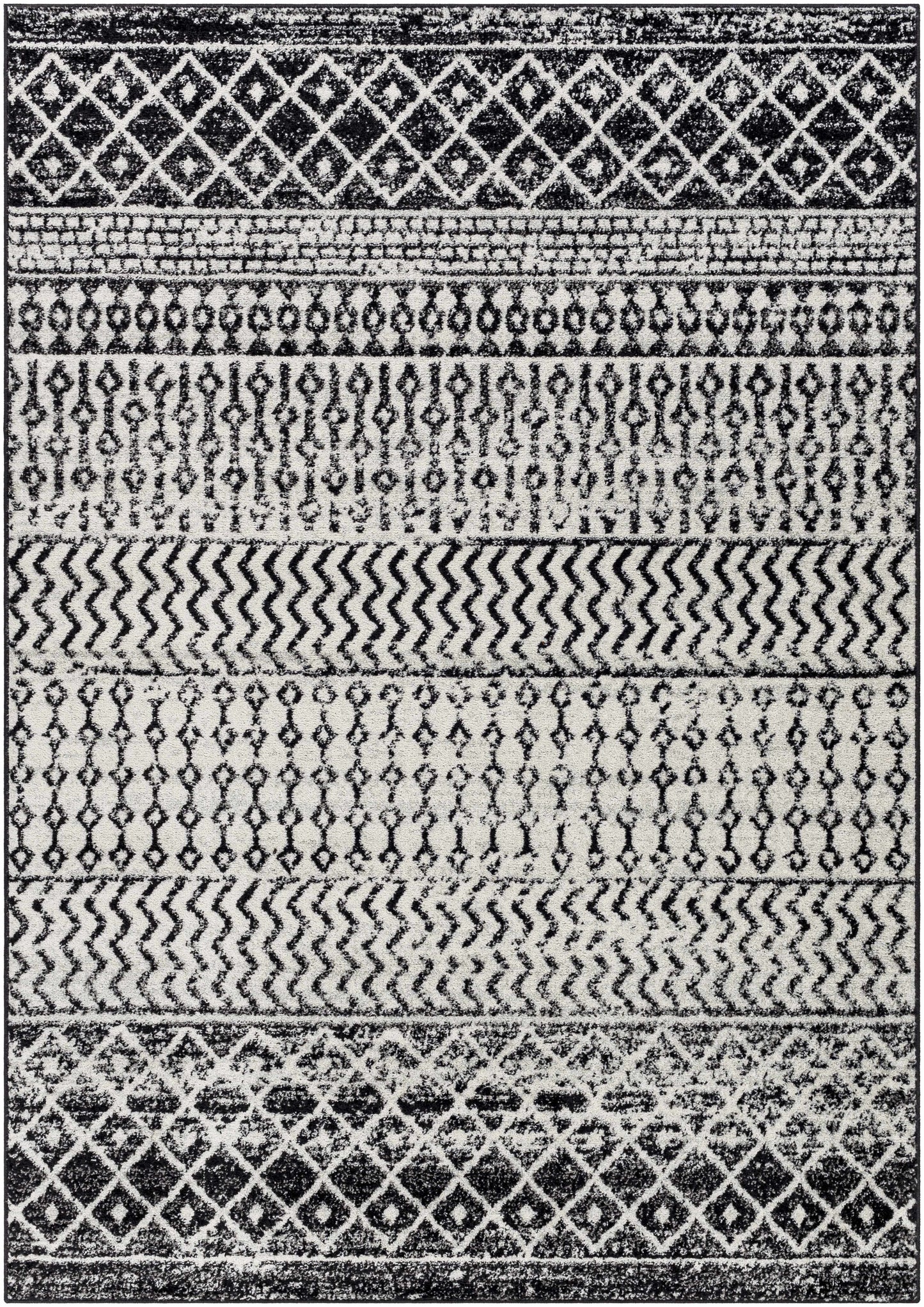 Constantin Black & White All Over Rug - Boutique Rugs