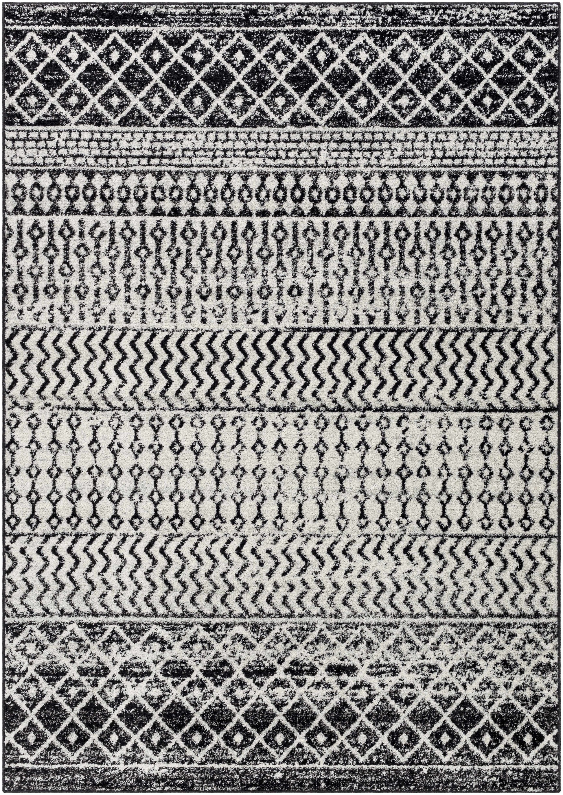 Constantin Black & White All Over Rug - Boutique Rugs