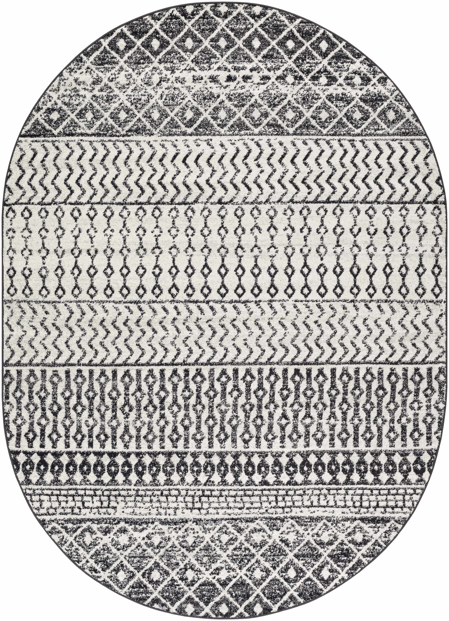 Constantin Black & White All Over Rug