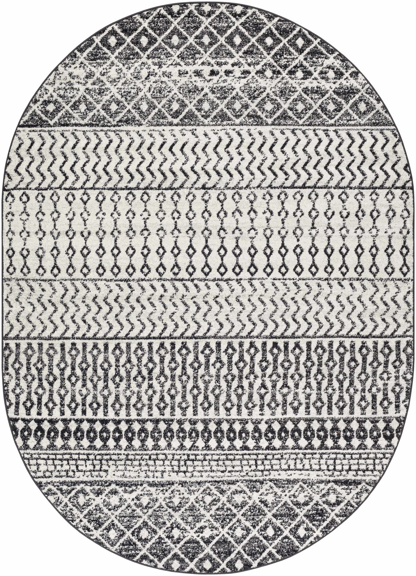 Constantin Black & White All Over Rug - Boutique Rugs