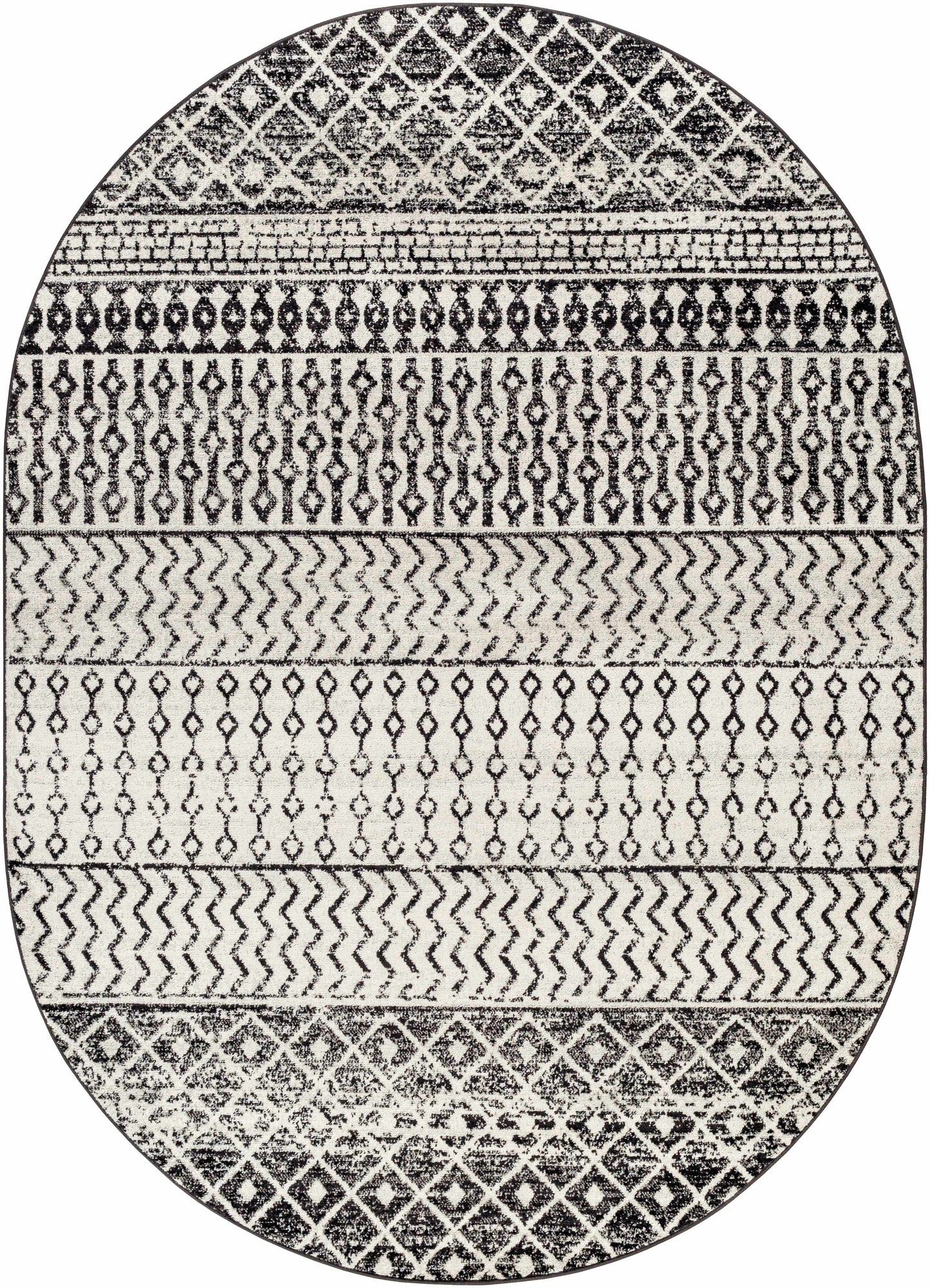 Constantin Black & White All Over Rug