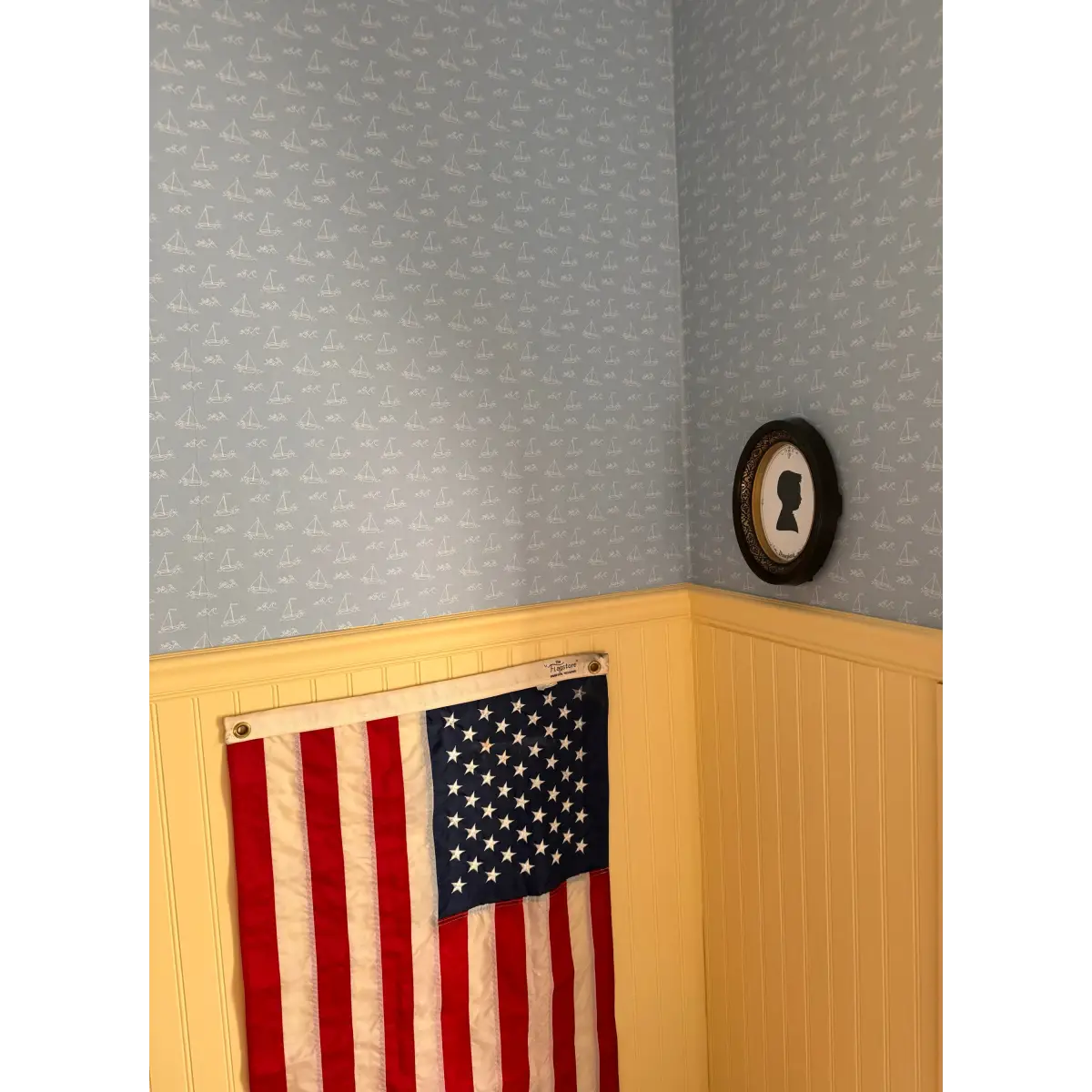 Conrad Wallpaper - Subtle Sailboats - Coastal Cottage - by Lauren Blair Hersey - Loomwell Home Goods