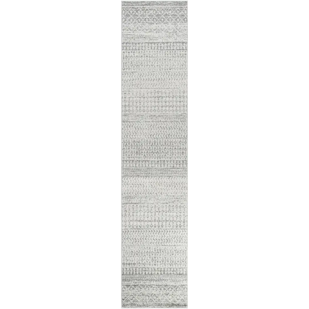 Constantin Gray Area Rug - 2’7’’ x 12’ Runner - Boutique Rugs