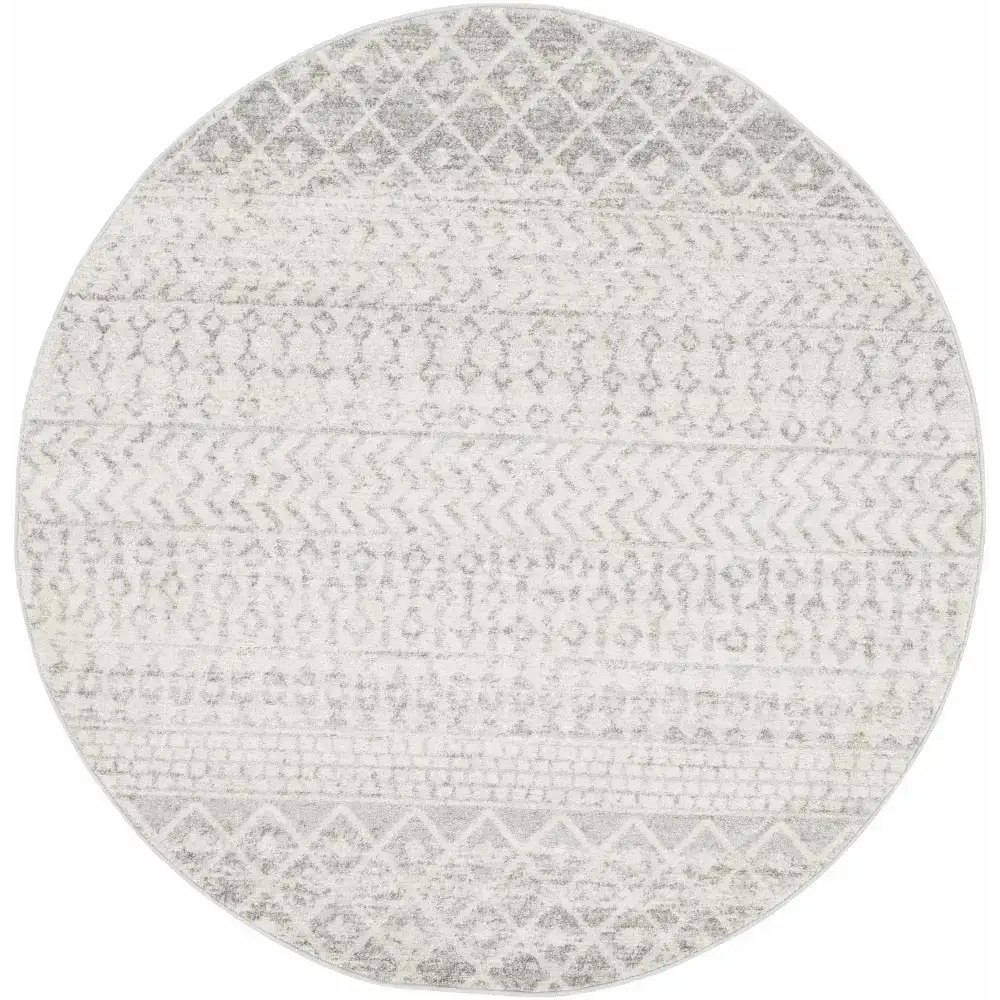 Constantin Gray Area Rug - 5’3’’ Round - Boutique Rugs