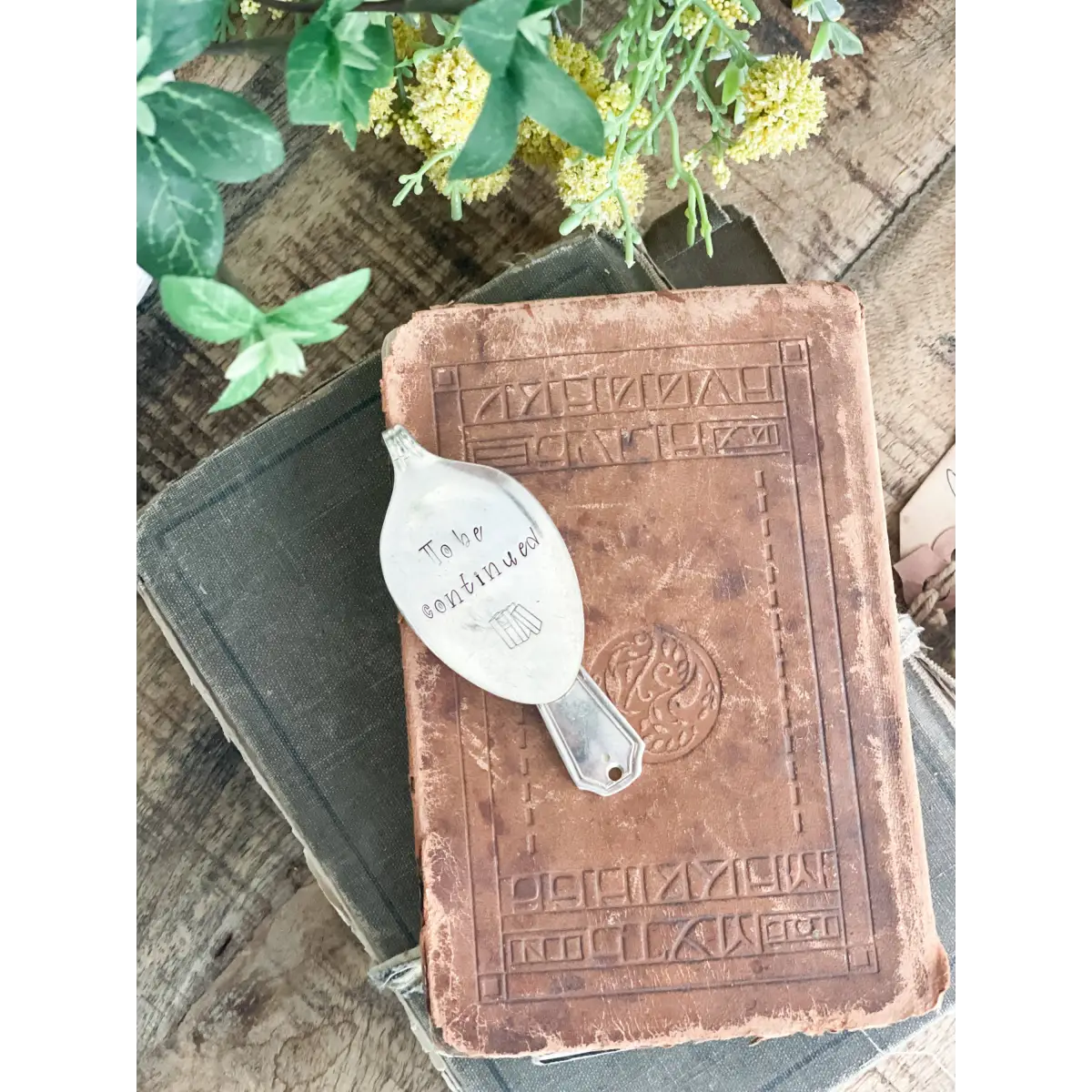 To Be Continued - Bookmark from Vintage Stamped Spoon - The Sassy Barn
