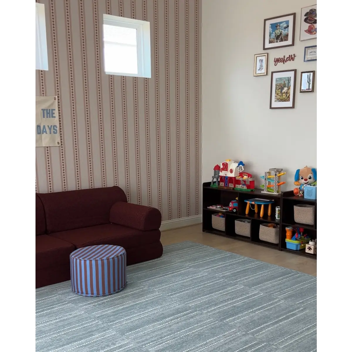 Conway Wallpaper - Dotted Stripe - by Beeky Illustration - Loomwell Home Goods
