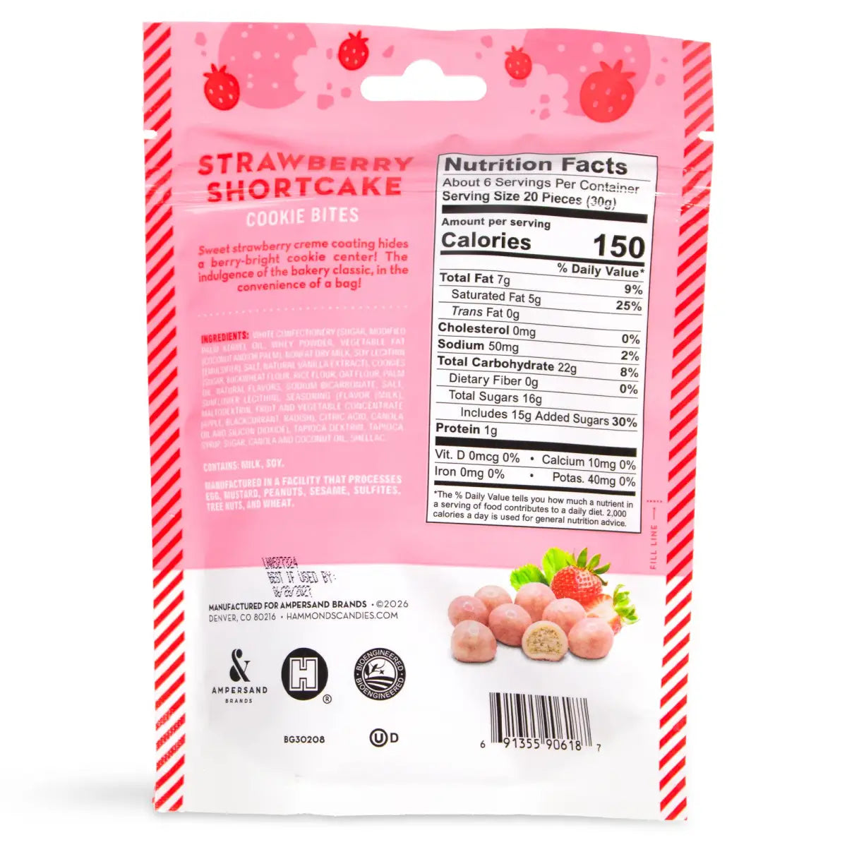 Cookie Bites - Strawberry Shortcake - Hammond’s Candies / Lolli & Pops