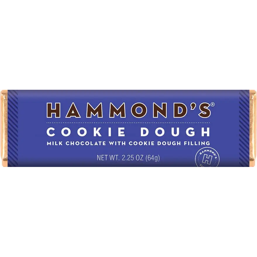 Cookie Dough - Milk Chocolate Candy Bar - Hammond’s Candies
