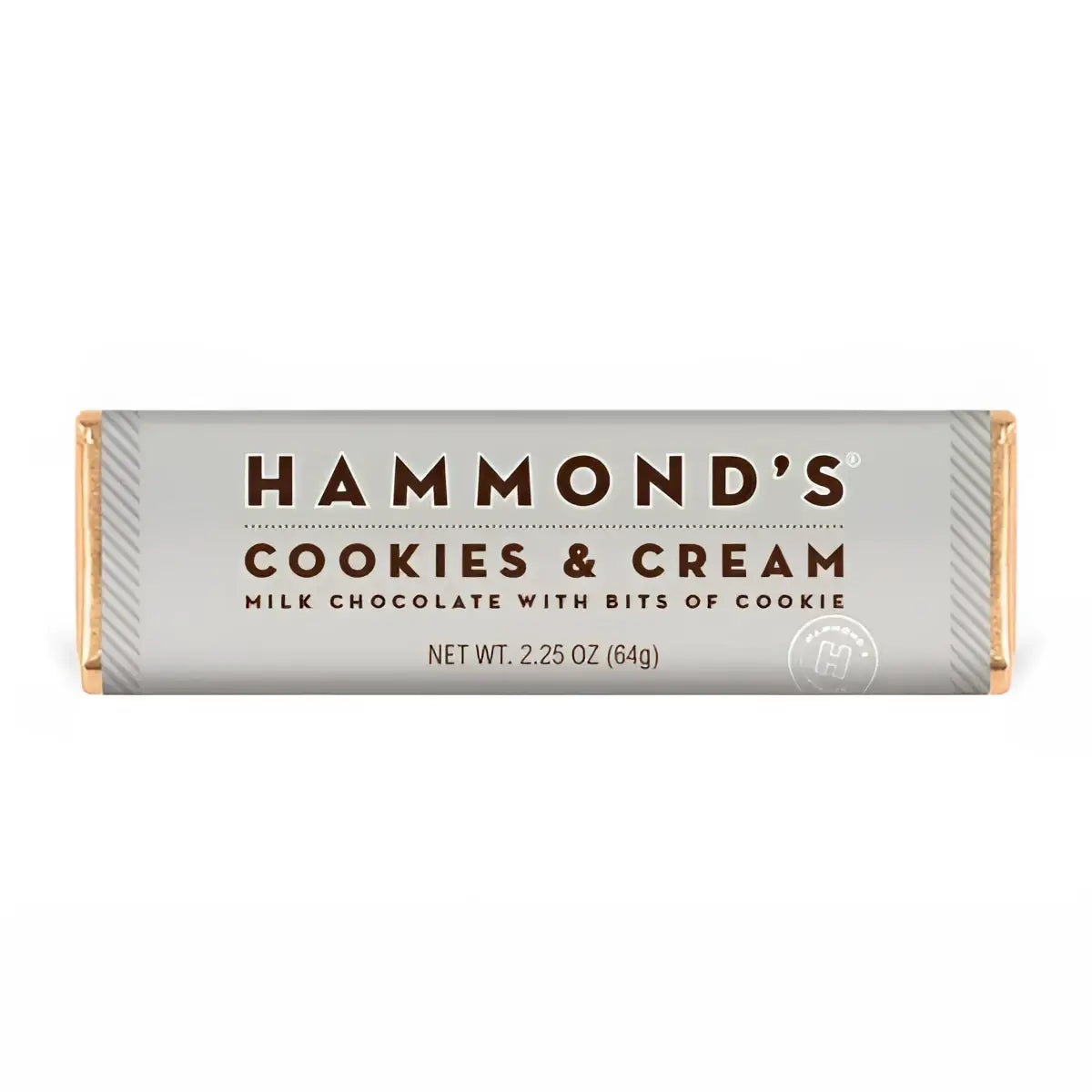 Cookies and Creme - Milk Chocolate Candy Bar - Hammond’s Candies