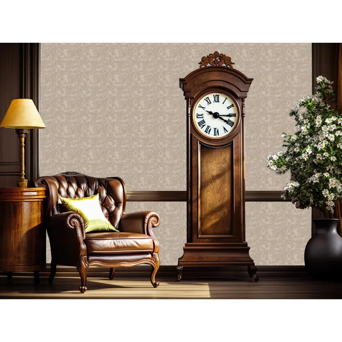 Copeland Wallpaper - Neutral Floral - by The Fibery - Loomwell Home Goods