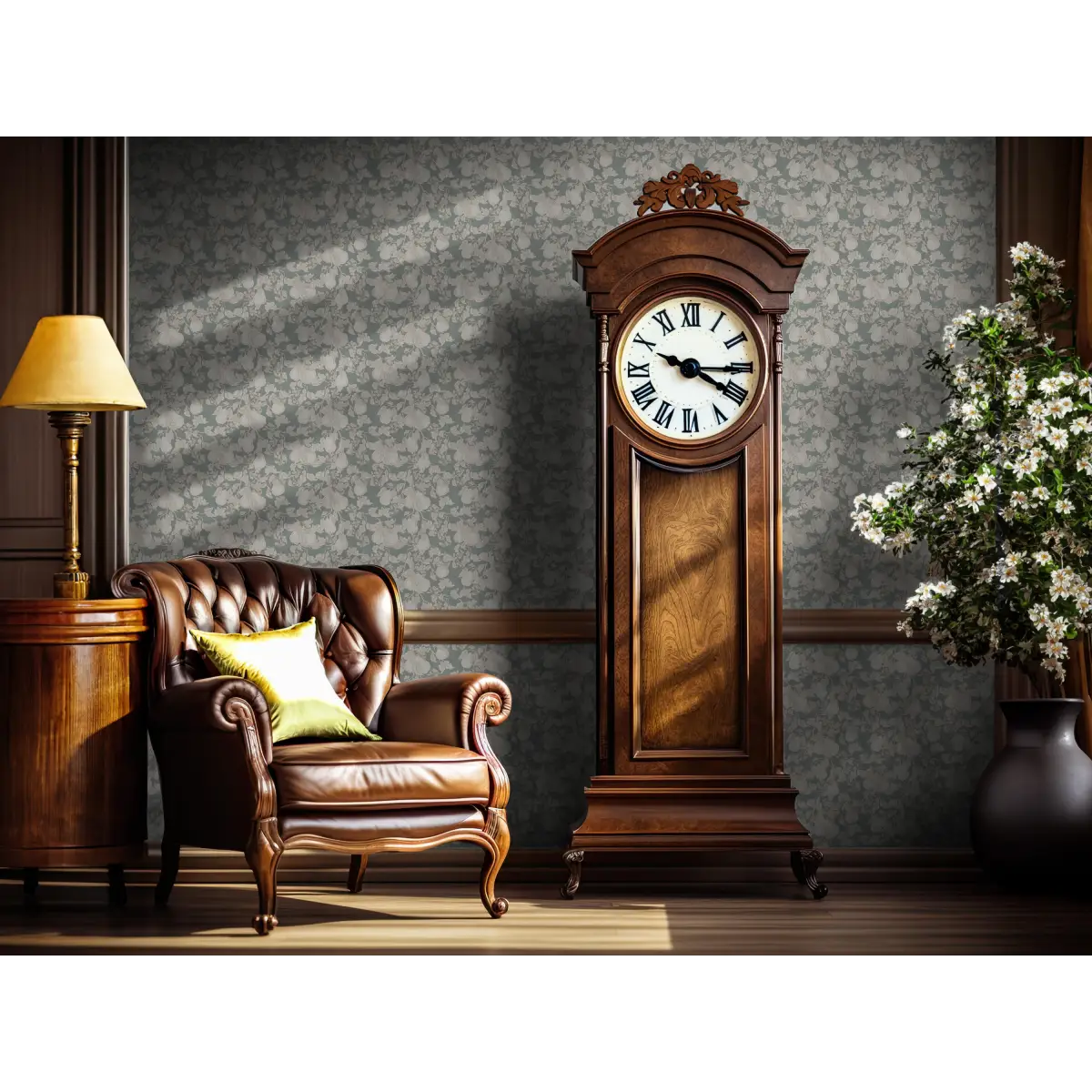 Copeland Wallpaper - Neutral Floral - by The Fibery - Loomwell Home Goods