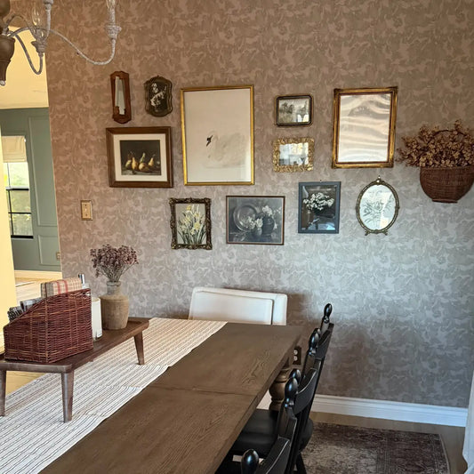 Copeland Wallpaper - Neutral Floral - by The Fibery - Loomwell Home Goods