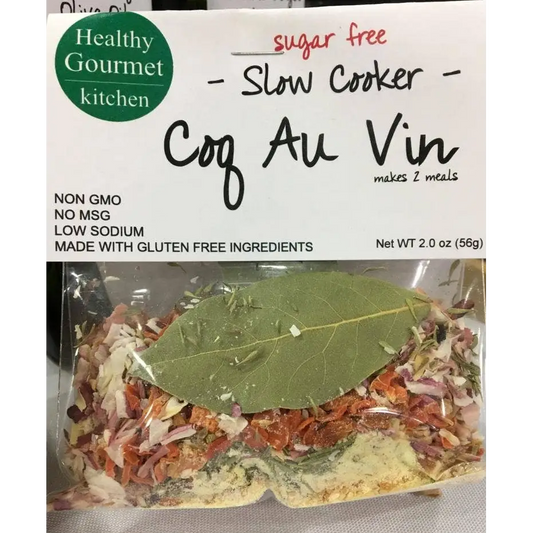 Slow Cooker Seasoning Mix - Coq Au Vin - Healthy Gourmet Kitchen
